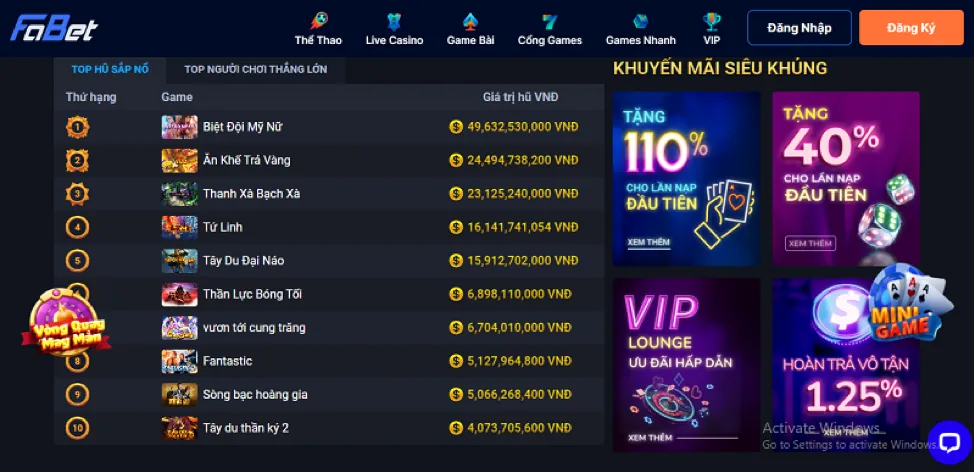Cấp độ VIP Thần Kim Cương sun52 win